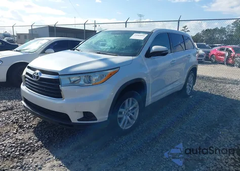 2014 Toyota Highlander Le from USA, damaged, VIN 5TDZARFH8ES007949